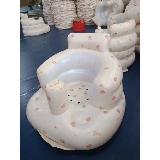 Silla inflable para bebé para comedor y baño