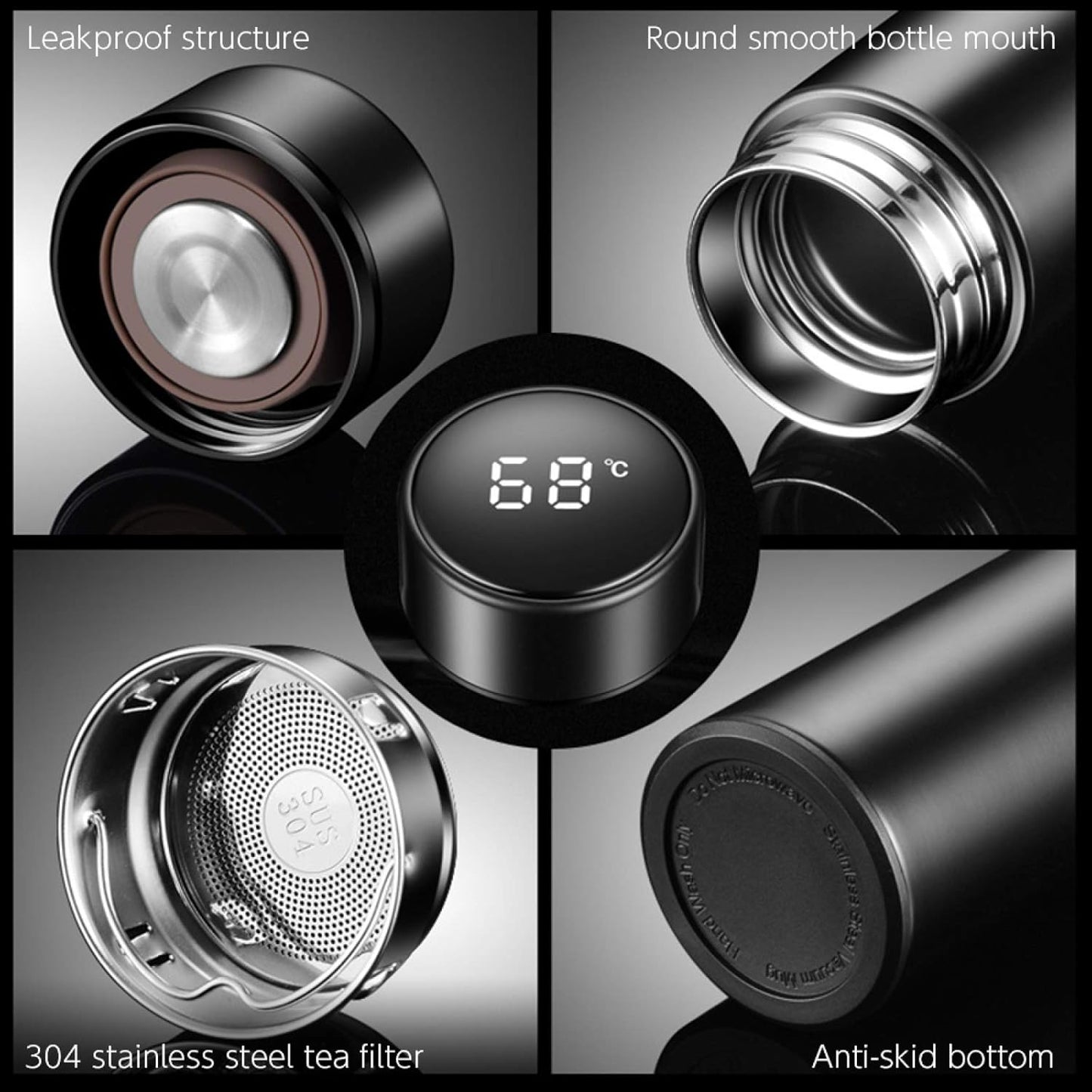 Termo frió y calor con pantalla