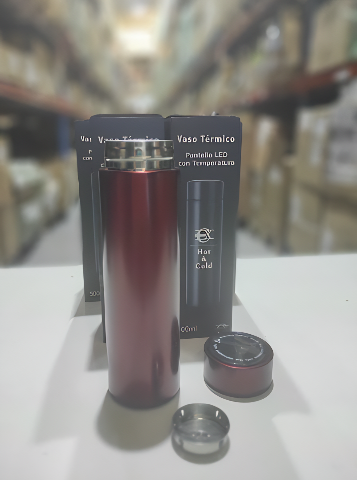 Termo frió y calor con pantalla