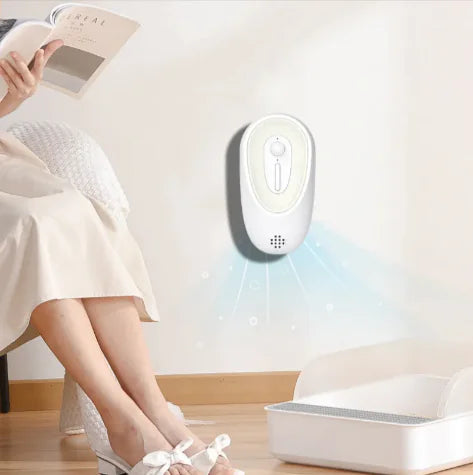 Eliminador de olores de mascotas para cajas de arena